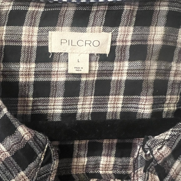 Pilcro by Anthropologie Keira Plaid Button-Up Top - Picture 10 of 12